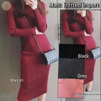 Jual olla knit dress / rajut asli BUKAN semi murah/mini dress Murah