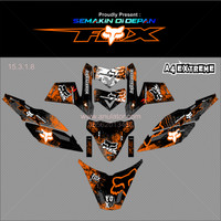 Sticker striping motor stiker Yamaha X-Ride Fox Cross A4Xtream SPEC A