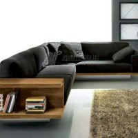 sofa tv sudut minimalis modern ( furniture, kursi tamu, sofa bed )