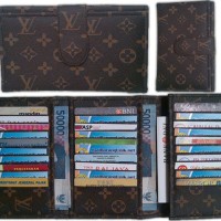 Jual Dompet Kartu Belanja Sintetis LV Mono - Shopping Card Organizer Murah