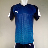 BAJU CELANA SETELAN KAOS JERSEY BOLA FUTSAL PUMA PM06 NAVY