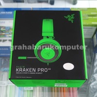 Jual Razer Kraken Pro V2 Green Gaming Headset for PC Xbox One PS4 Hijau Murah