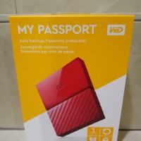 Jual WD My Passport 2017 ULTRA New Design 1TB /USB 3.0/2.5 Inch - Red Murah