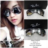 Jual Kacamata Pria/Wanita (Unisex) Rayban Aviator Super Elegan Mewah Murah