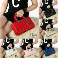 tas wanita crhristian dior runmay cannage
