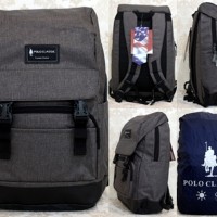 Jual Tas Ransel Canvas Polo Classic Semi Carrier Profesional Free Raincover Murah