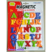 Jual Magnetic Alphabeth Magnetik Alphabet Abjad Besar,Maina ready stok 0 Murah