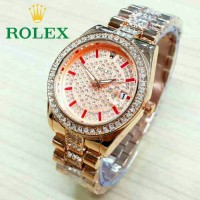 Jam Tangan Wanita Rolex RLX000012 KW Rosegold