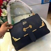 Tas Wanita Prada Burgundy Original Kulit Asli Navy Blue