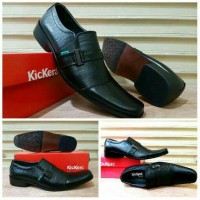 Jual Sepatu Pantofel Kickers Pria / Sepatu Kerja Kantor gesper low kulit Murah