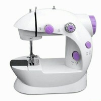 Jual Mesin jahit mini Portable Sewing Machine 202 + LAMPU efisien praktis Murah