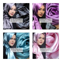 Jual PROMO!!! MOROCCO HIJAB PASHMINA SATIN VELVET SILK Murah
