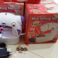 Jual Mesin Jahit Portable ada adaptor ( mini 4in1 benang sewing machine ) Murah