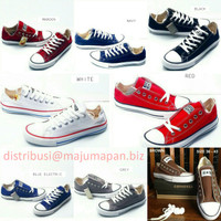 Converse All Star Sepatu Kets Flast shoes Pria Wanita Unisex Foto Asli