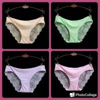 Jual Celana Dalam Seamless / Sexy / Lace Underwear (impor) size M Murah