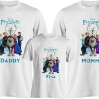 Jual kaos couple frozen disney Murah