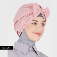 Jual Turban Pita/Bow Turban instant polos/motif by TOP DIM (Harga termurah) Murah