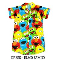 Jual Daster Piyama - Elmo Dress Pajamas Baju Tidur Piyama Lucu Murah