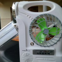Jual LAMPU EMERGENCY KIPAS ANGIN+MP3 PLAYER+CHARGER+RADIO Murah