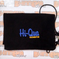 Jual Tas / sarung Raket Badminton Kain Beludru Logo Bordir Murah