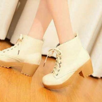 Jual TRAND Sepatu Boots Heels Wanita SBO104 Murah