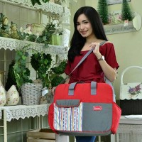 Jual Tas Bayi - diaper bag Besar Double Saku - tas snobby baby line Series Murah