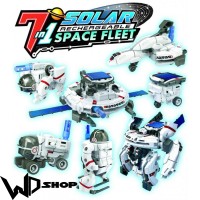 Jual 7 in 1 Transforming Space Fleet Solar Robot Science & Education Toys Murah