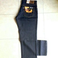 Jual CeLana Jeans Super Jumbo Bahan MeLar Size 45-46 Biru Dongker Murah