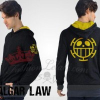 Jual Jaket Anime Trafalgar LAW ONE PIECE Hitam Murah