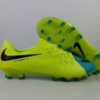 Sepatu Bola Nike Hypervenom Phelon III Volt Blue FG Replika Impor