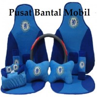 sandaran jok mobil chelsea 6 in 1 (car set, aksesoris mobil, sarung st