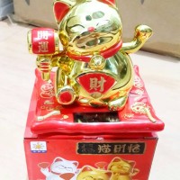 Jual Hadiah ulang tahun kucing hoki pembawa keberuntungan maneki neko lucky Murah