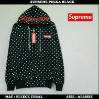 Jual jaket supreme polkadot/sweater supreme/jaket pria/sweater murah Murah