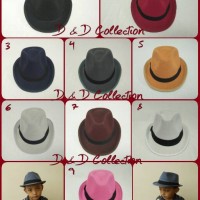Jual Topi Fedora Tompi Jazzy Anak Murah