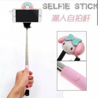 Tongsis 3D Melody + Kabel Bluetooth