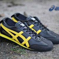 Sepatu Asics Tiger Onitsuka Mexico 66 Hitam-Kuning