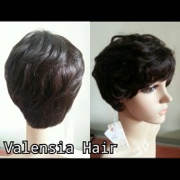 wig human hair 02 (100% rambut asli)
