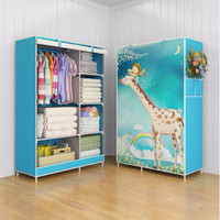 Jual 03 Giraffe Multifunction Wardrobe Cloth / Rak cover lemari pakaian Murah