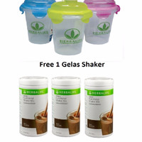 Herbalife#Shake#Herbal#SHAKE COKLAT 3+ 1 GELAS