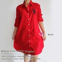 Jual Polo Country Original - Dress Kemeja Lengan Panjang Murah