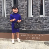 Jual KHALILA MINIDRESS KID SERIES ANAK MINI DRESS TURTLE NECK MIDI Murah