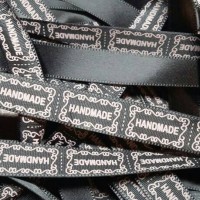 Jual 10Yard Label HANDMADE (grosgrain) Non custum design Murah