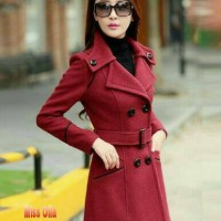 Jual Blazer wanita Shafia Red / blazer wanita merah fleece Murah