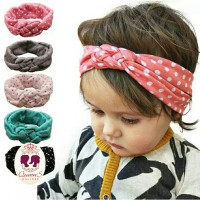 Jual Bandana Bando Turban Bayi Anak Kain Warna-Warni | Headband Baby Murah