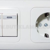 Stop Kontak CP + Saklar Seri Lampu Wide Panasonic terMurah