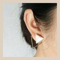 Jual ANTING TRIANGLE MARBLE GEOMETRI / ANTING KOREA Murah