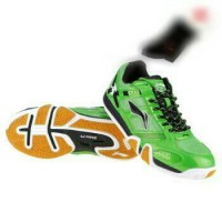 SAGA SHINE GREEN/SEPATU BADMINTON LINING ORIGINAL