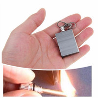 Jual Gantung Kunci Korek Api Minyak Mancis Kecil zippo Lighter Matches Mini Murah