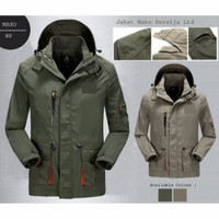 BEST SELLER Jaket Mako Hijau Army Polos Waterproof BOLA MURAH KEREN GR