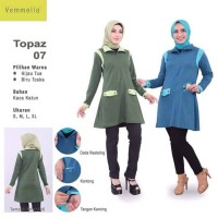 Baju Atasan Vemmella Topaz 07 - Blus Kaos Muslim Remaja Dewasa
